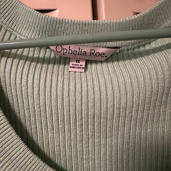 Mint Green Women's Sweater - Picture 5 of 5